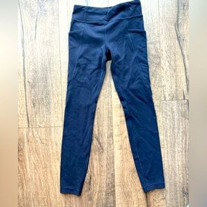 Athleta girl navy leggings size 7 girls